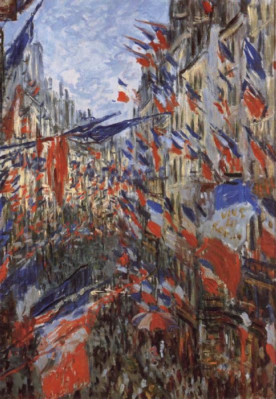 Rus Saint-Denis,Festivities of 30 June, Claude Monet